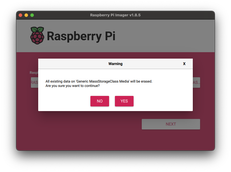 Edit image customization options window